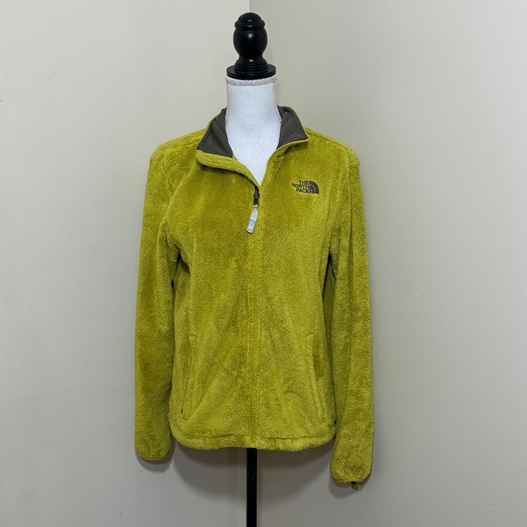 The North Face || Women’s Osito Full Zip Fleece Jacket Lime Green size M - Picture 11 of 13